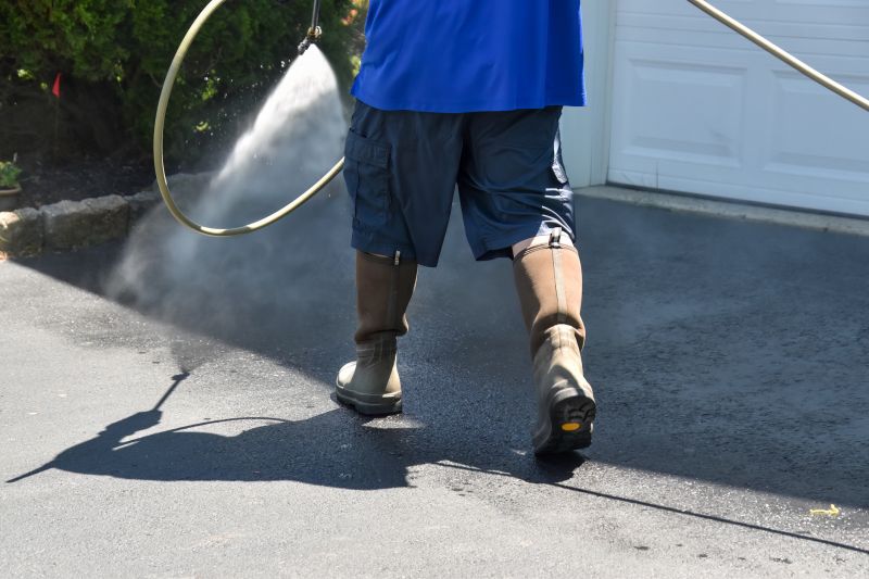 Local Driveway Cleaning pros at work